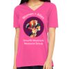 Ladies' Relaxed Jersey V-Neck T-Shirt Thumbnail